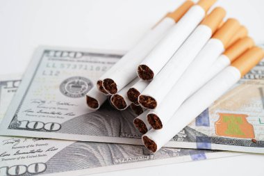 Sigara, Amerikan doları banknotları, maliyet, ticaret, pazarlama ve üretim üzerine..