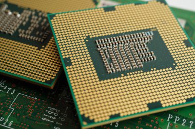 Merkezi İşlem Birimi, bilgisayar ana tahtası işlemcisi, elektronik teknoloji.