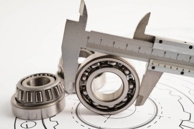 Metal top bermanlı mühendislik ve hassas aletler, mekanik endüstriyel.