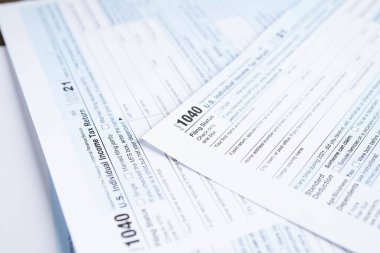 Vergi formu 1040 A.B.D. Bireysel Gelir Vergisi İade, işletme finansmanı.