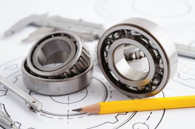 Metal top bermanlı mühendislik ve hassas aletler, mekanik endüstriyel.