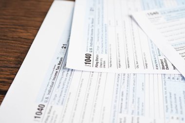 Vergi formu 1040 A.B.D. Bireysel Gelir Vergisi İade, işletme finansmanı.