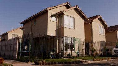 Tipik Şili banliyö evi Santiago de Şili