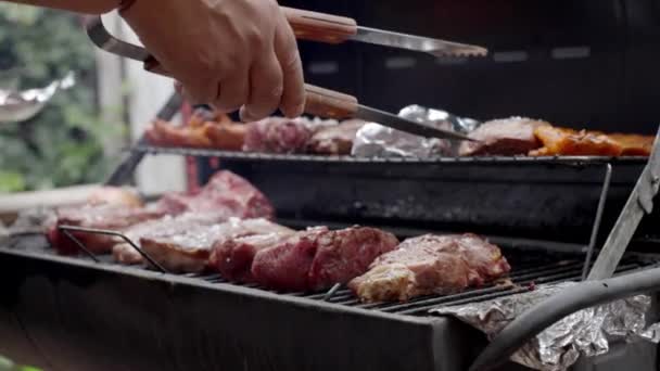 智利在9月9日举行的 Quot Quot 烤肉会 — 图库视频影像