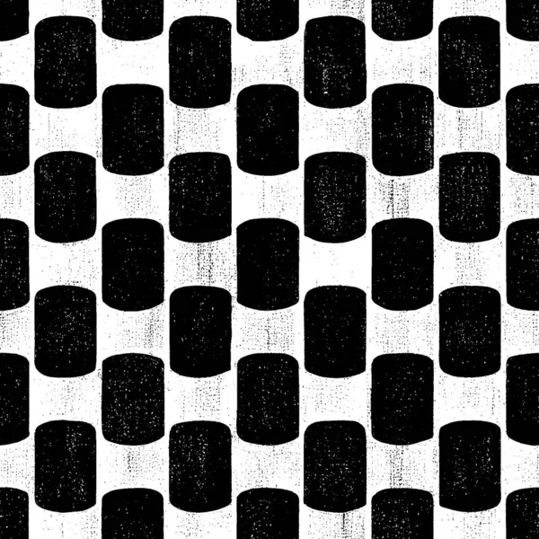 Abstraktní Geometrické Černobílé Hipster Móda Náhodné Ruční Organické Pozadí Vzor — Stock fotografie