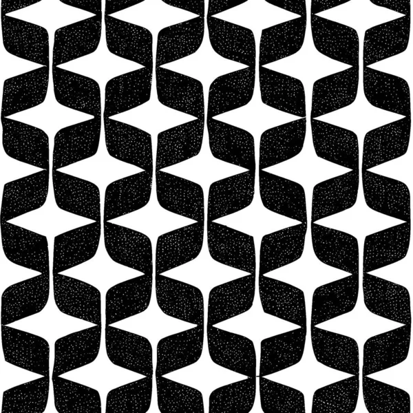 Abstraktní Geometrické Černobílé Hipster Móda Náhodné Ruční Organické Pozadí Vzor — Stock fotografie