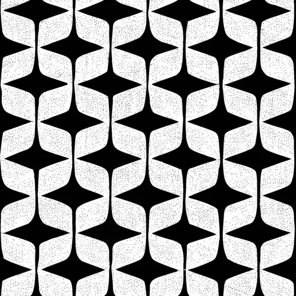 Abstracto Geométrico Negro Blanco Hipster Moda Patrón Fondo Orgánico Hecho —  Fotos de Stock