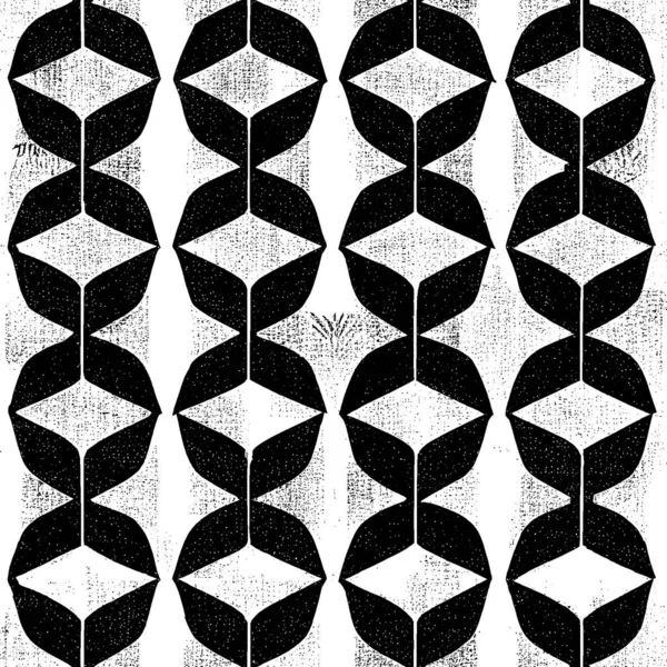 Abstract Geometrisch Zwart Wit Hipster Mode Willekeurige Handgemaakte Organische Achtergrond — Stockfoto