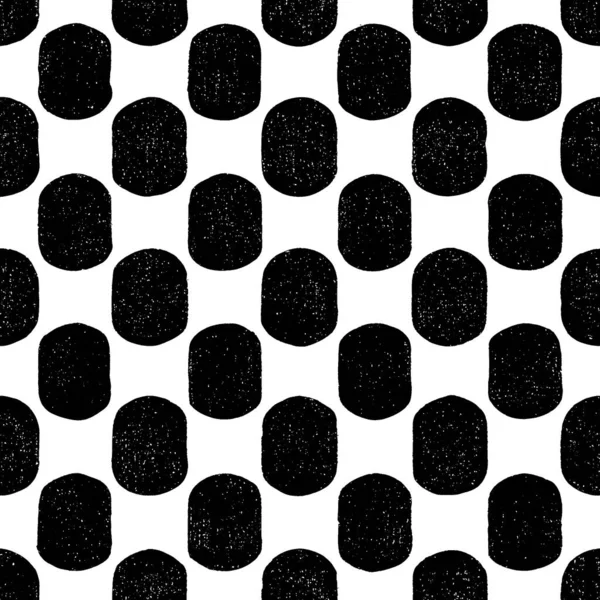 Abstracto Geométrico Negro Blanco Hipster Moda Patrón Fondo Orgánico Hecho —  Fotos de Stock