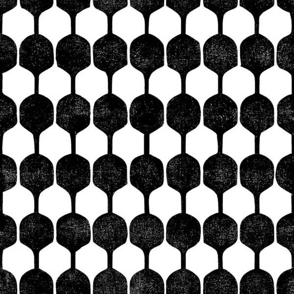 Streszczenie Geometryczne Czarny Biały Hipster Moda Losowy Ręcznie Organiczny Wzór — Zdjęcie stockowe