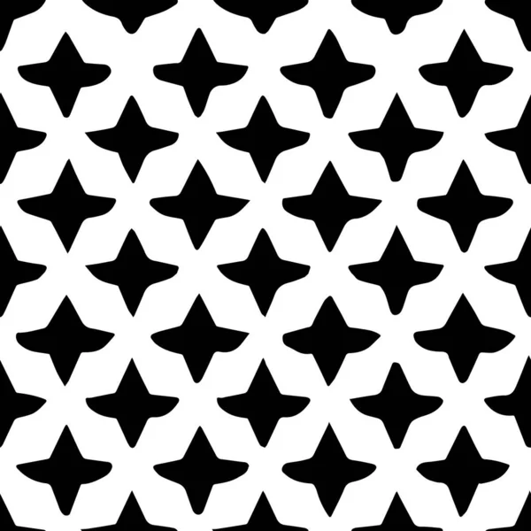 Black White Geometric Pattern — Stock Vector