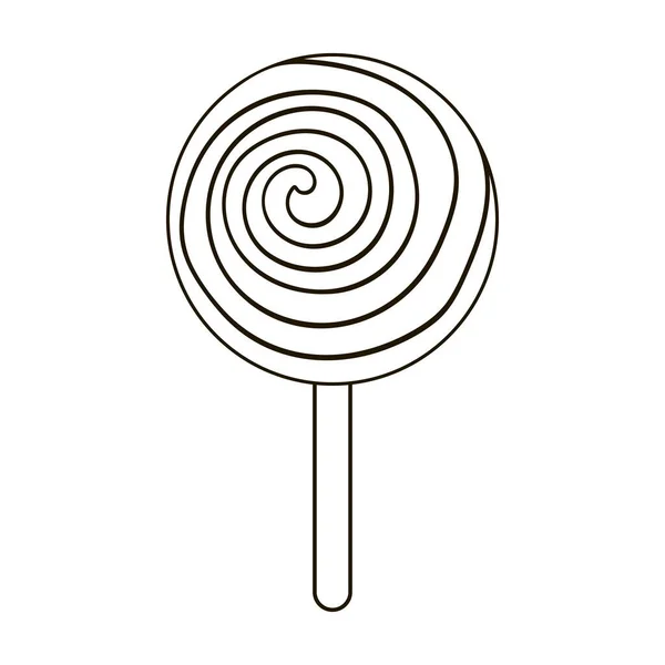 Kleuren Grafisch Element Voor Ontwerp Lollipop Illustratie Handtekenstijl Ikoon Speld — Stockvector