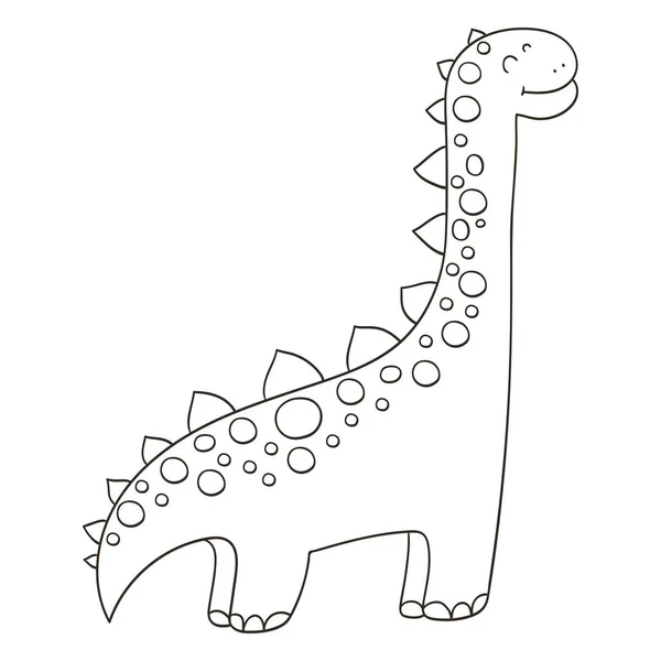 Dinosaurs 쥐라기의 공룡이다 손으로 애호가들을 색칠그리기 아이콘 스티커 사우루스 — 스톡 벡터