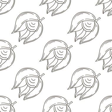 Physalis. Tropikal meyveli tek renkli desen. Elde çizim stili. Kumaş için kullanılabilir.