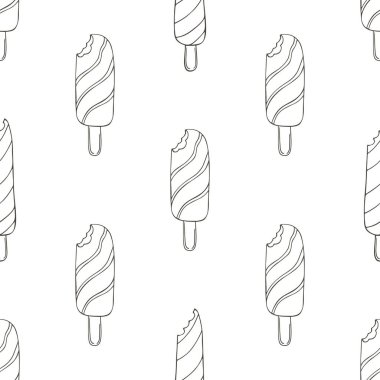 Yaz. Dondurmanın pürüzsüz deseni güzelmiş. Çikolatalı tatlı ile parlak desenler