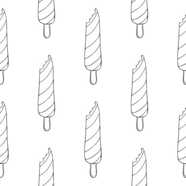 Dondurmayı kusursuz renklendiriyor. Yaz. Karpuz tatlısıyla harika bir desen.