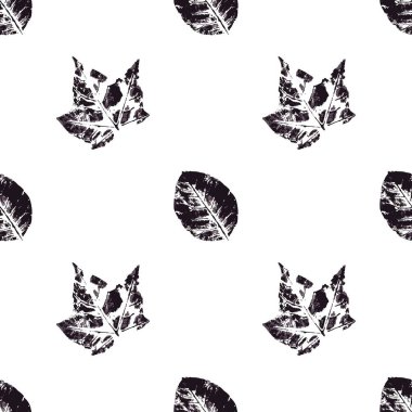 Siyah mürekkep damlaları vektör çizimini bırakır. Kumaş tasarımı için baskı. Tekstil ve kumaş için kusursuz desen