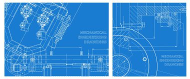 Mühendislik çizim takımı. Alet yapımı çizimler. Vektör mühendisliği çizimi. Bilgisayar destekli tasarım sistemleri. Teknik çizimler, arka planlar