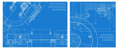Mühendislik çizim takımı. Vektör mühendisliği çizimi. Alet yapımı çizimler. Bilgisayar destekli tasarım sistemleri. Teknik çizimler, arka planlar. Ayrıntılı plan