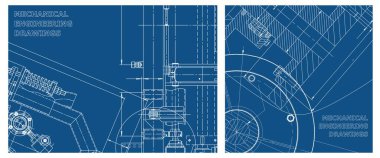 Mühendislik çizim seti. Şirket Kimliği. Makine mühendisliği. Mühendislik konularının geçmişi. Teknik tasarım. Cihaz yapımı. Kapak