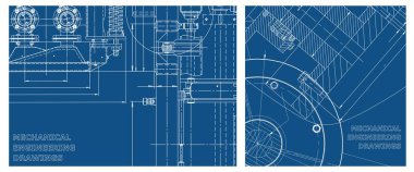 Mühendislik çizim seti. Makine mühendisliği. Mühendislik konularının geçmişleri