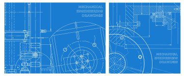 Vektör mühendisliği çizimi. Mühendislik çizim takımı. Alet yapımı çizimler. Bilgisayar destekli tasarım sistemleri. Teknik çizimler, arka planlar. Ayrıntılı plan