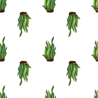 Yaratıcı, kusursuz denizci modeli. Yosun. Kumaş, tekstil, ambalaj kağıdı, ambalaj, çocuk odası dekorasyonu vb.