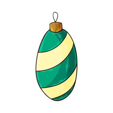 Noel balosu, dekorasyon. Dekor unsuru, hatıra defteri. El çizimi tarzında Noel illüstrasyonu