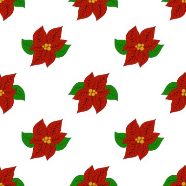 Kusursuz bir Noel modeli. Tekstil ya da mutfak tarzı. Zehirli duygular