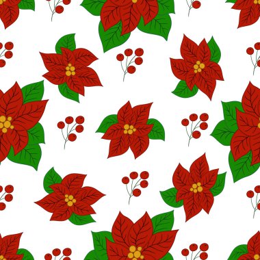 Kusursuz bir Noel modeli. Tekstil ya da mutfak tarzı. Zehirli duygu. Yazdır