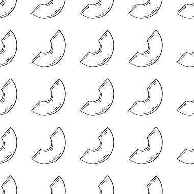 Tek renkli meyve deseni. Menü ya da mutfağın el çizimi şekli. Avokado. Tasarım, tekstil, kumaş, duvar kağıdı, ambalaj kağıdı