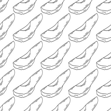 Tek renkli meyve deseni. Avokado. Menü ya da mutfağın el çizimi şekli. Tasarım, tekstil, kumaş, duvar kağıdı, ambalaj kağıdı, dekorasyon vesaire için yazdır