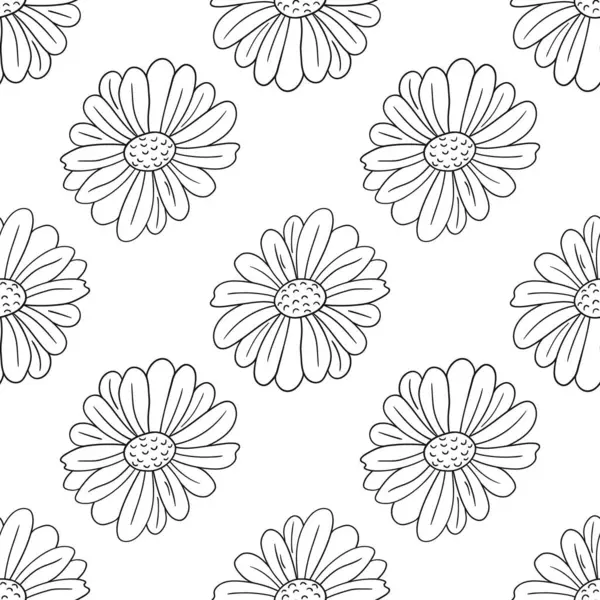 Tek renkli çiçek desenli. Menü ya da mutfağın el çizimi şekli. Papatya çayı. Yazdır