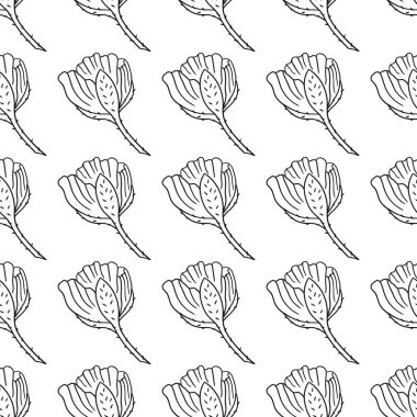 Haşhaş Tek renkli çiçek desenli. Tekstil ya da mutfak tarzı. Tekstil, kumaş, duvar kağıdı baskısı