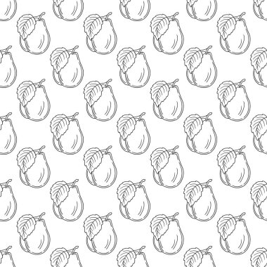 Erik. Tekstil ya da mutfak tarzı. Tek renkli meyve deseni. Yazdır