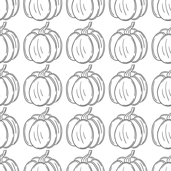 Balkabağım. Tekstil ya da mutfak tarzı. Tek renkli sebze deseni. Tasarım ve tekstil için yazdır