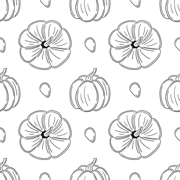 Balkabağım. Tekstil ya da mutfak tarzı. Tek renkli sebze deseni. Tasarım, tekstil, kumaş, duvar kağıdı, ambalaj kağıdı