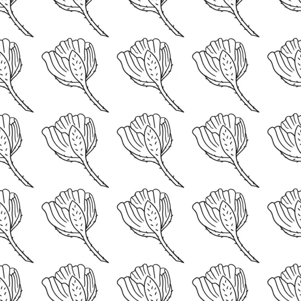 Haşhaş Tek renkli çiçek desenli. Tekstil ya da mutfak tarzı. Tekstil, kumaş, duvar kağıdı baskısı