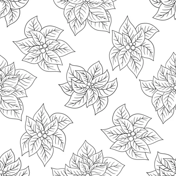 Zehirlenme. Elinde kusursuz bir Noel çizimi var. Tekstil ya da mutfak için tek renkli. Tasarım, tekstil, kumaş, duvar kağıdı, ambalaj kağıdı, dekorasyon