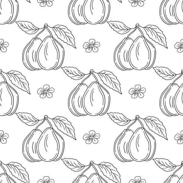 Erik. Tekstil ya da mutfak için desen. Tek renkli meyve deseni elde çizim tarzında. Tasarım, tekstil, kumaş, duvar kağıdı için yazdır