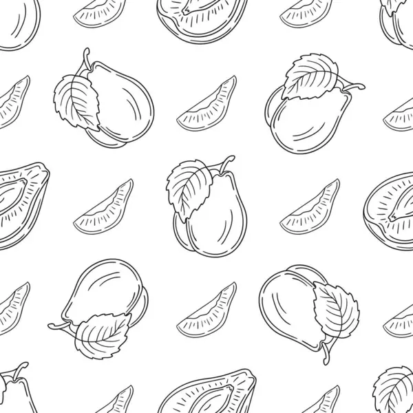 Erik. Tekstil ya da mutfak tarzı. Tek renkli meyve deseni. Tasarım ve tekstil için yazdır