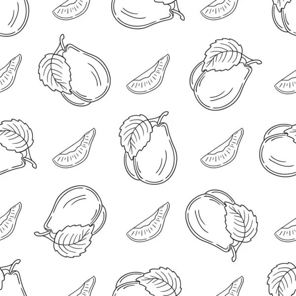 Erik. Tekstil ya da mutfak tarzı. Tek renkli meyve deseni. Tasarım, tekstil, kumaş için yazdır