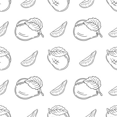 Erik. Tekstil ya da mutfak tarzı. Tek renkli meyve deseni. Tasarım, tekstil, kumaş, duvar kağıdı, ambalaj için yazdır