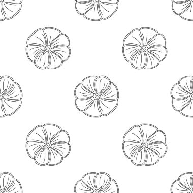 Tekstil ya da mutfak için desen. Tek renkli sebze deseni elde çizim tarzında. Balkabağım. Tasarım için yazdır