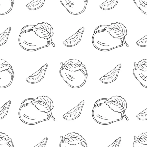 Erik. Tekstil ya da mutfak tarzı. Tek renkli meyve deseni. Tasarım, tekstil, kumaş, duvar kağıdı, ambalaj için yazdır