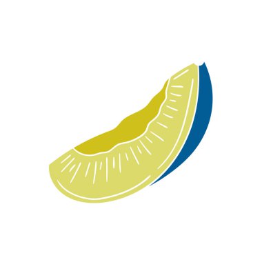 Sevimli meyve çizimi tarzı. Beyaz arka planda erik. Beyaz taslak. Kartpostallar için tasarım