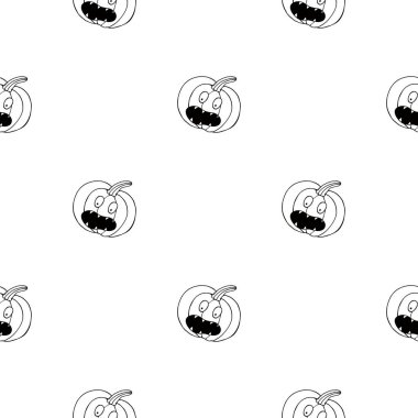 Cadılar Bayramı 'nın kusursuz çizim şekli. Balkabağım, balkabağım. Yaratıcılığın için tek renkli duvar kağıdı. Tasarım, tekstil, kumaş, duvar kağıdı, ambalaj kağıdı, dekor için yazdır