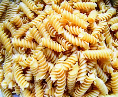 Makarna arkaplanı. İtalyan yemeği.