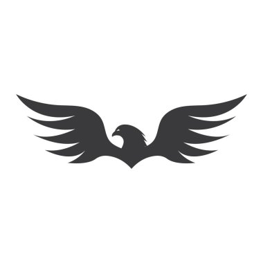 Falcon Eagle Logo Şablon vektör çizimi tasarımı