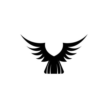 Falcon Eagle Logo Şablon vektör çizimi tasarımı